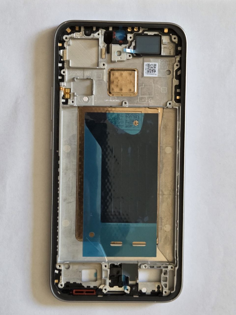 Рамка дисплея для Xiaomi 15T (Серебро) - OR100% (SP)