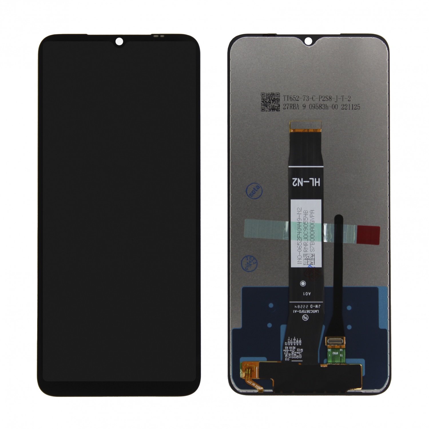 Дисплей в сборе с тачскрином для Xiaomi Redmi A1/A1+/Poco C50 (Черный) - OEM