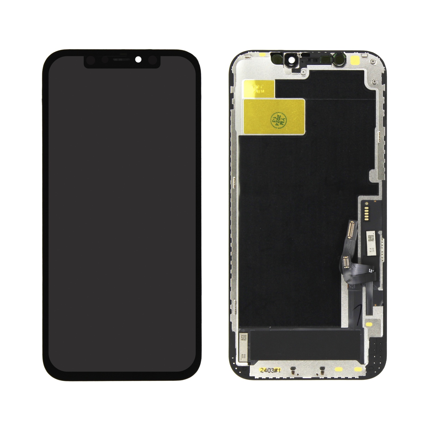Дисплей в сборе с тачскрином для iPhone 12/12 Pro (Черный)
