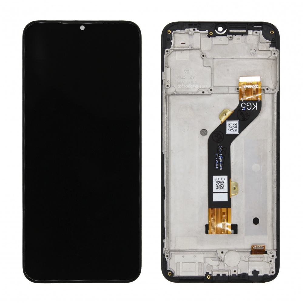 Дисплей в сборе с тачскрином для Tecno Spark GO 2022 (Черный) - в рамке OR (SP)