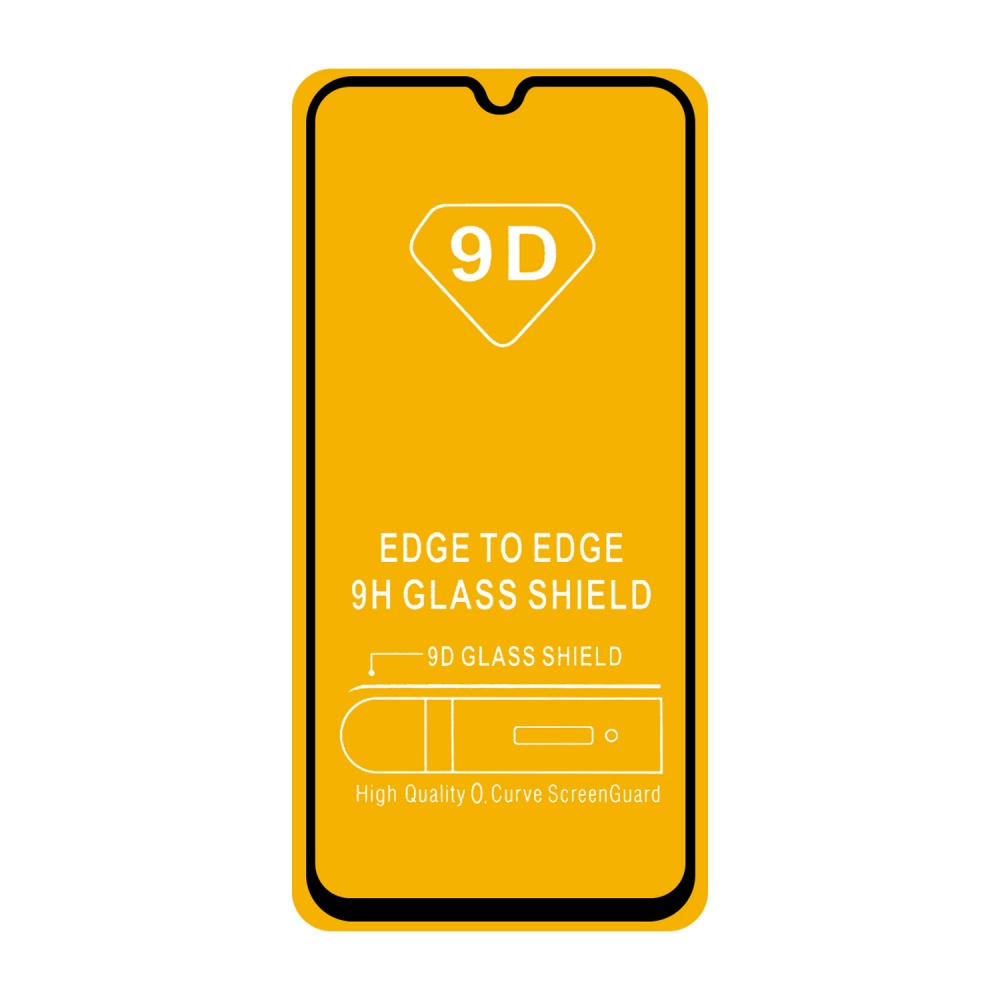 Защитное стекло "Полное покрытие" для Samsung A405F (A40) (Черный)