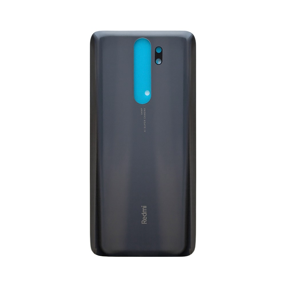 Задняя крышка Xiaomi Redmi Note 8 Pro (Черный) - со стеклом камеры