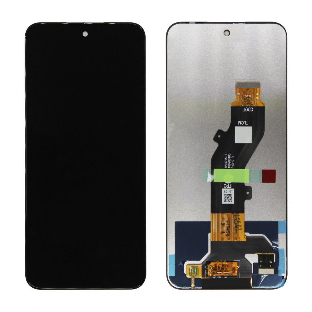 Дисплей в сборе с тачскрином для Tecno Spark Go 2/40/40C (KM4/KM5n/KM4k) (Черный) - OR 