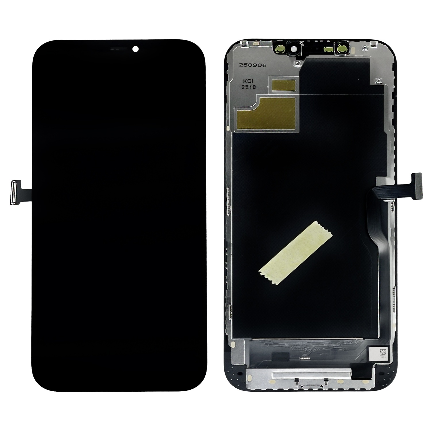 Дисплей в сборе с тачскрином для iPhone 12 Pro Max (Черный) - Hard OLED (качество Sota)