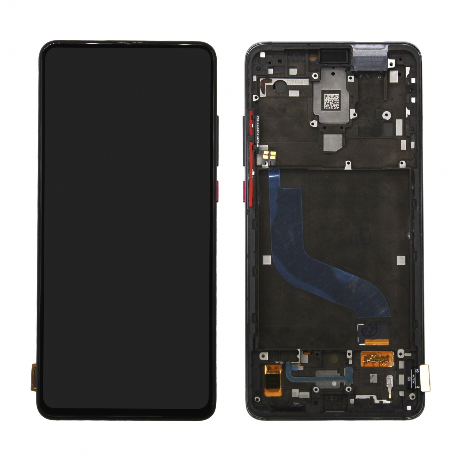 Дисплей в сборе с тачскрином для Xiaomi Mi 9T (Черный) - в рамке OLED