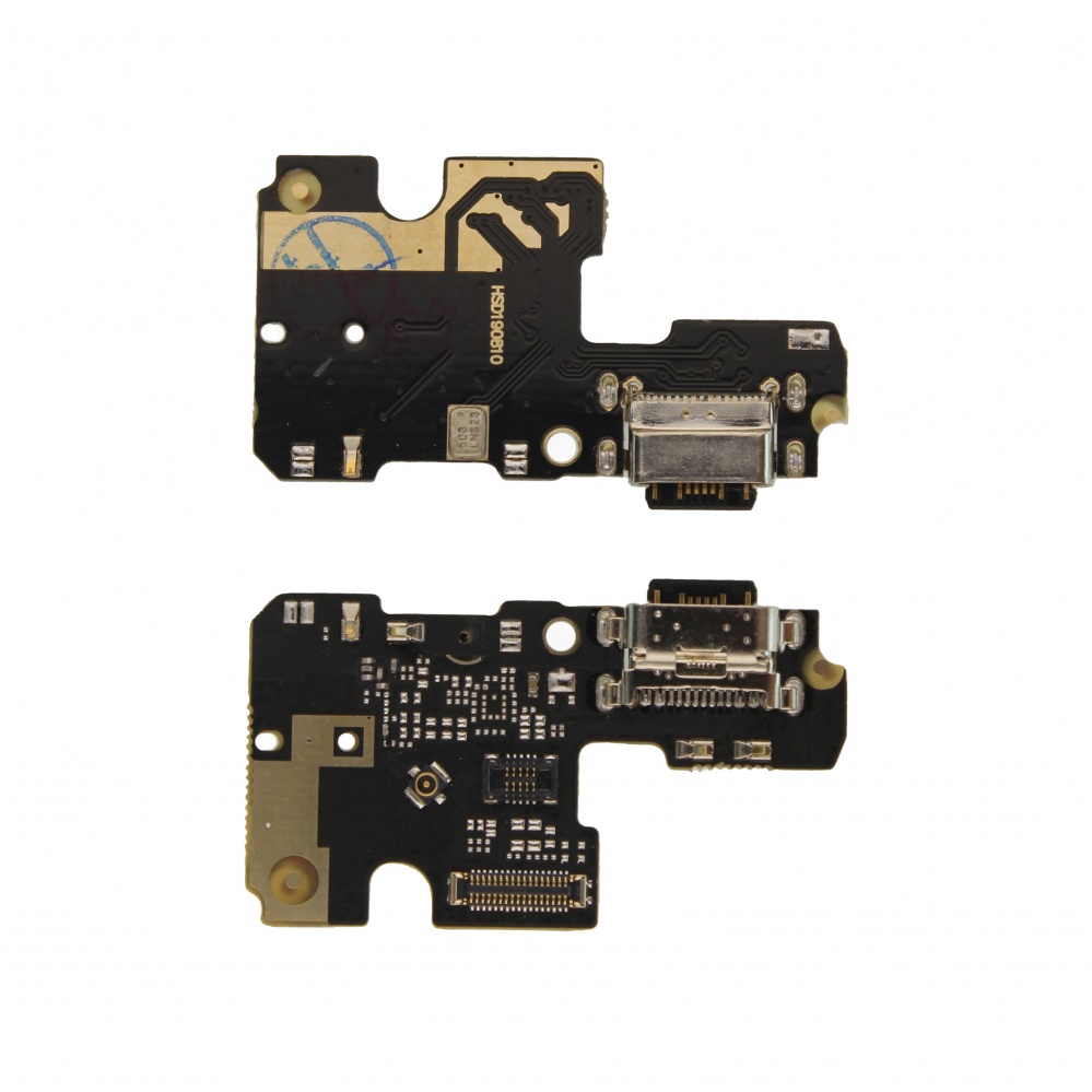 Шлейф Xiaomi Mi A3 плата на системный разъем/микрофон