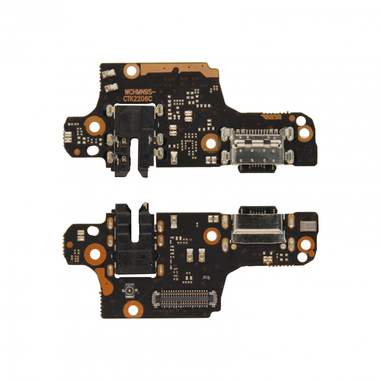 Шлейф Xiaomi Redmi Note 9S/9 Pro плата на системный разъем/разъем гарнитуры/микрофон