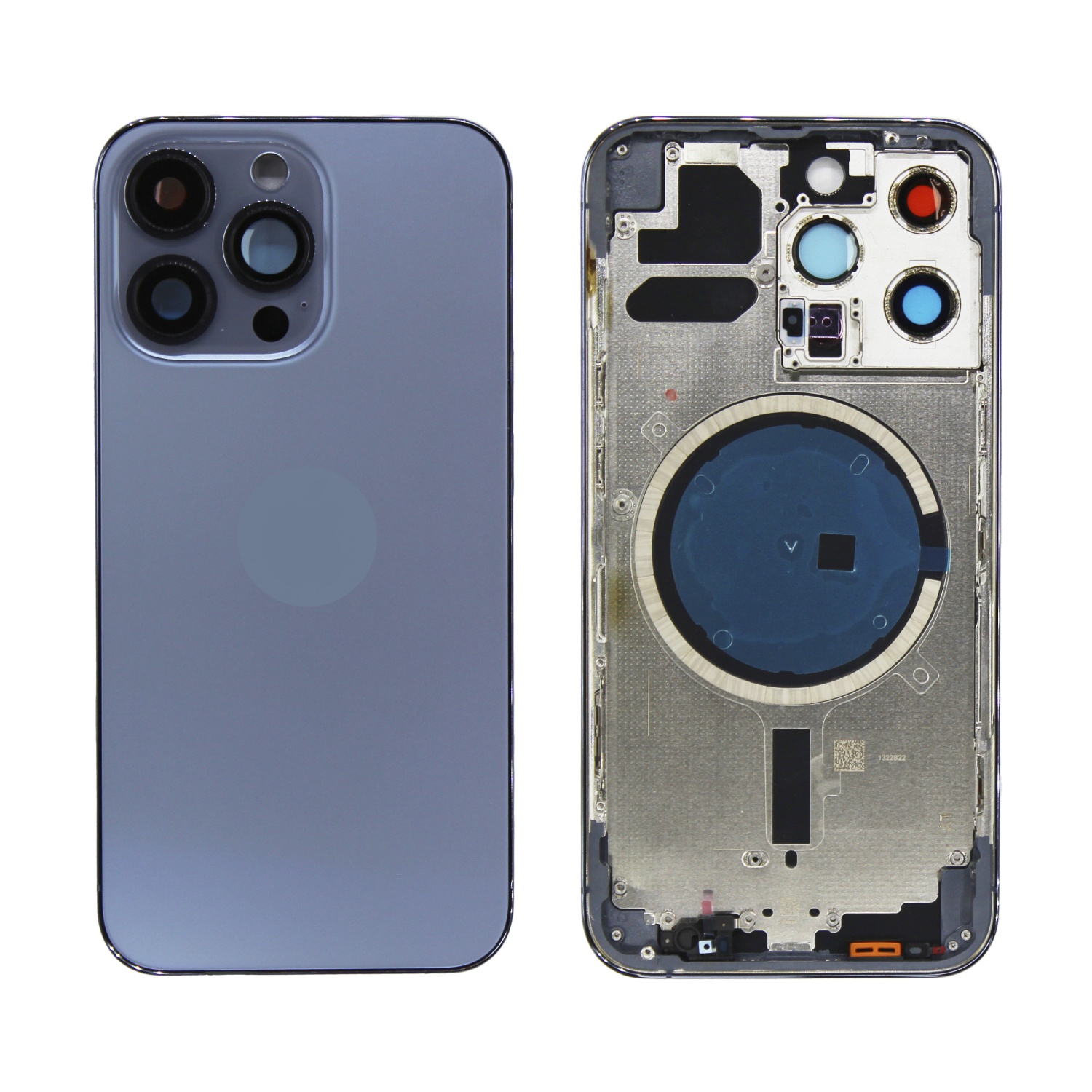 Корпус для iPhone 13 Pro (Голубой) - OEM
