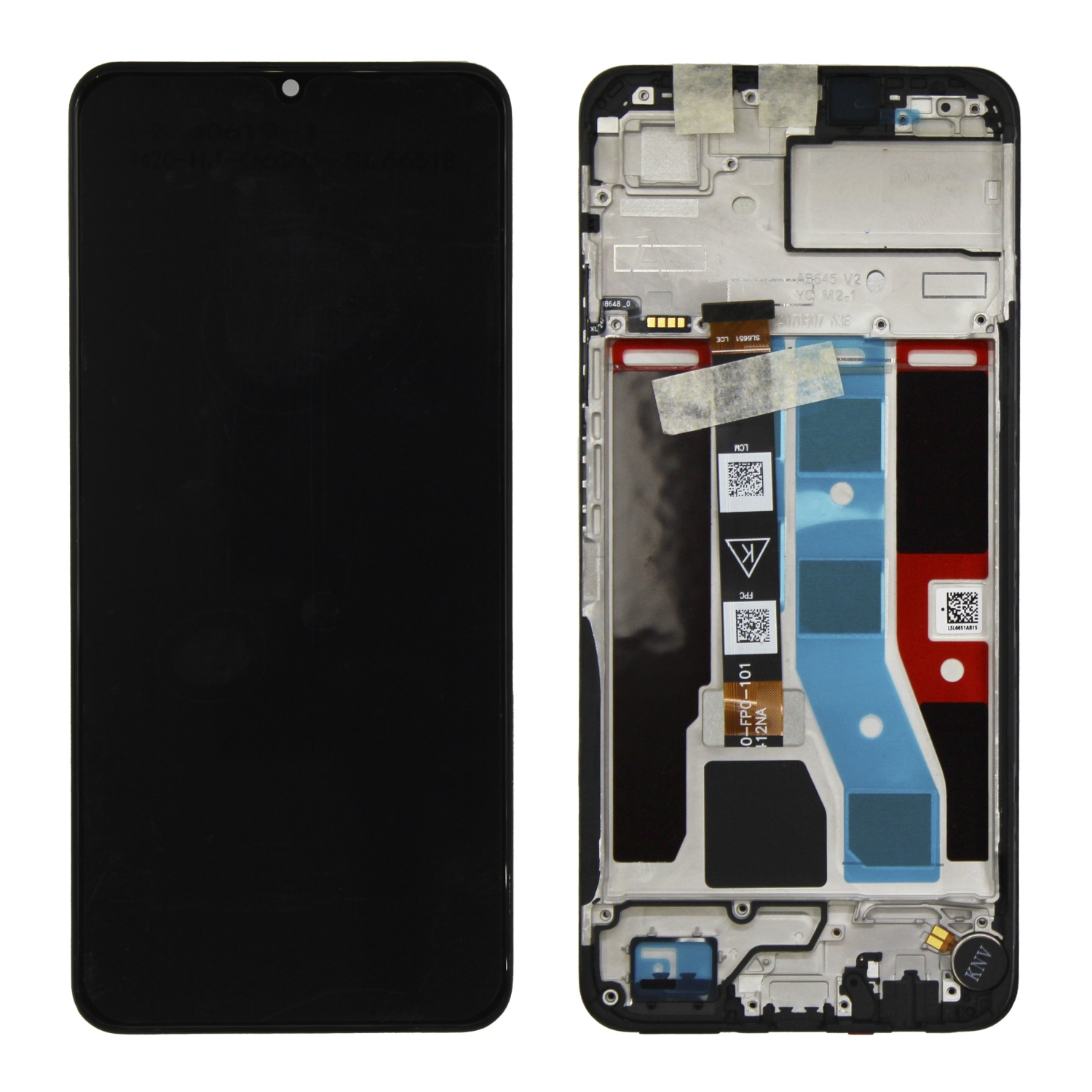 Дисплей в сборе с тачскрином для Realme C51 (Черный) - в рамке новый OR100% (SP)