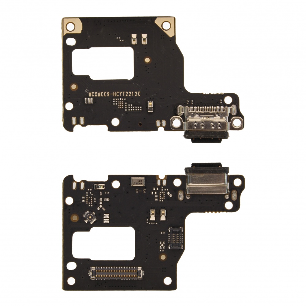 Шлейф Xiaomi Mi 9 Lite плата системный разъем/микрофон
