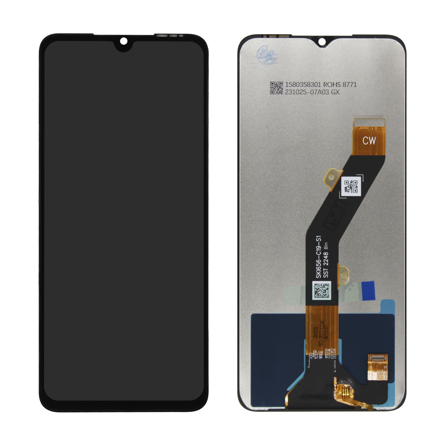 Дисплей в сборе с тачскрином для Infinix Hot 30i (Черный) - OR