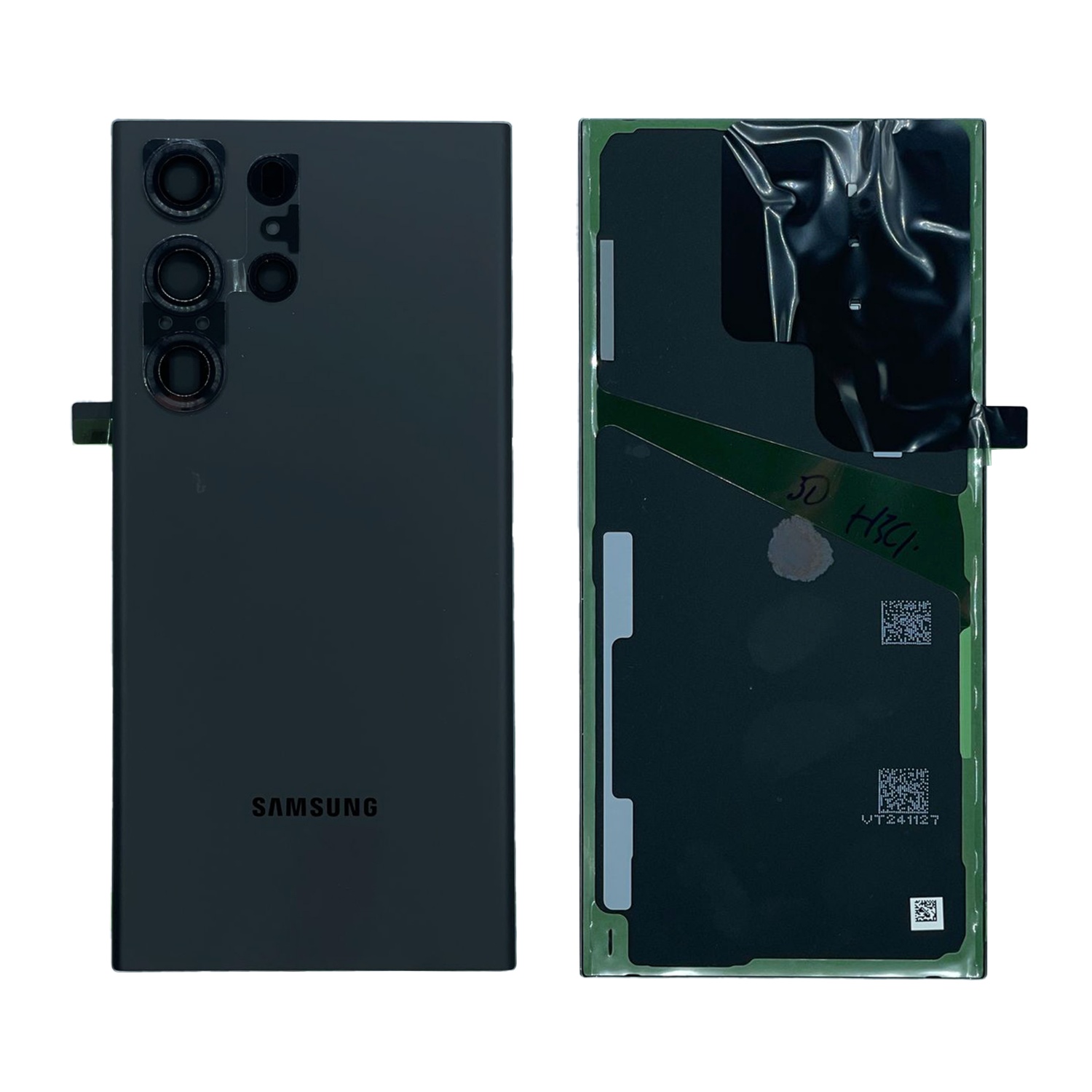 Задняя крышка для Samsung S928B (S24 Ultra) (Черный) - со стеклом камеры OR100% (SP)