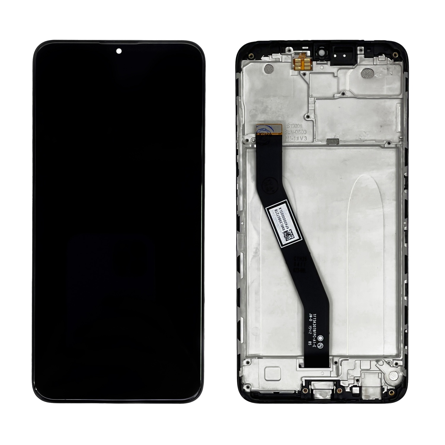 Дисплей в сборе с тачскрином для Xiaomi Redmi 8/Redmi 8A (Черный) - в рамке OR
