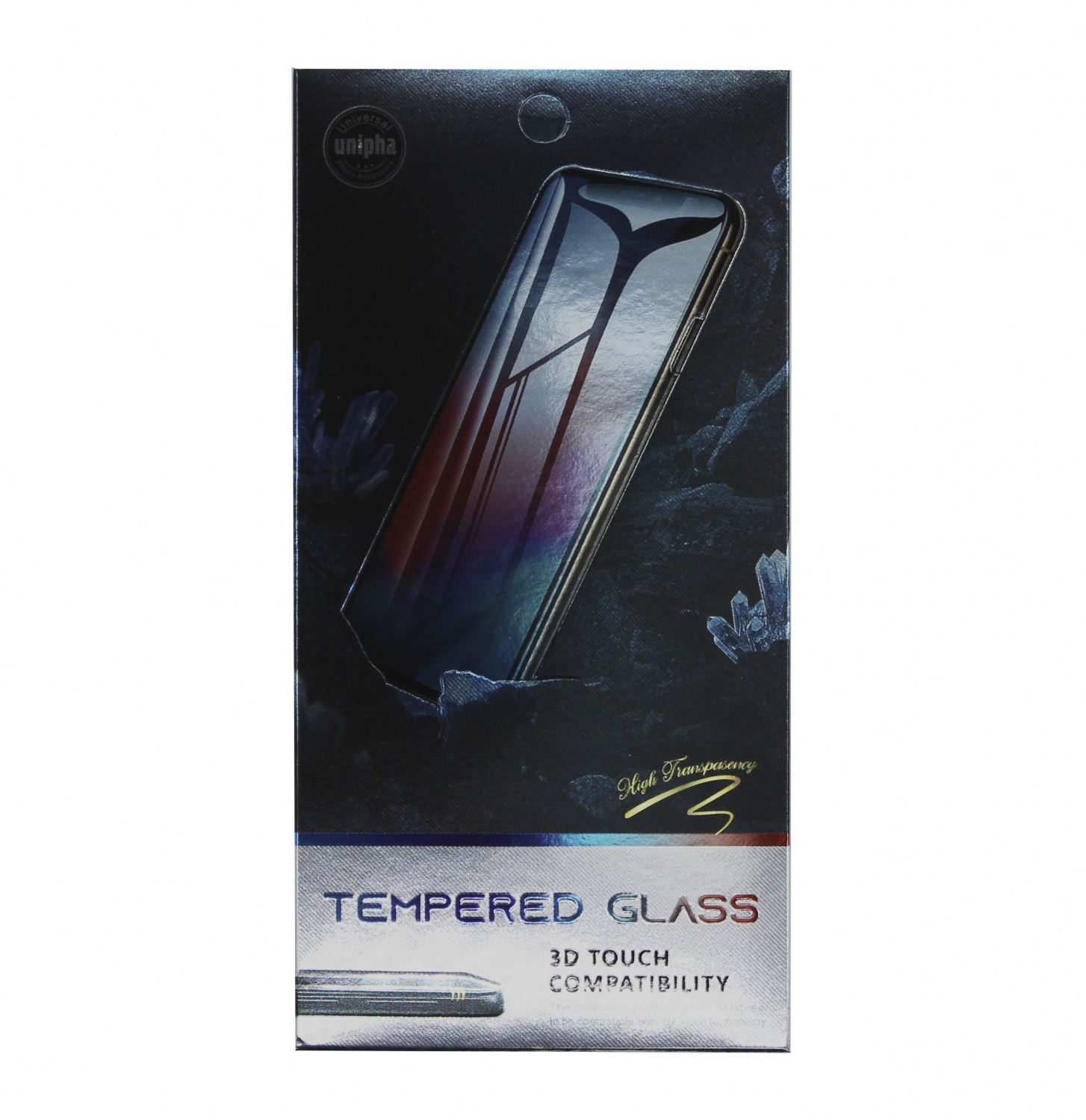 Защитное стекло "Полное покрытие" для iPhone 13/13 Pro/14 (Черный) -  Премиум