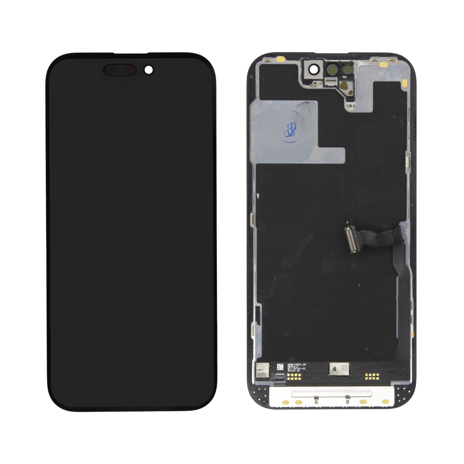 Дисплей в сборе с тачскрином для iPhone 14 Pro (Черный) - OR (заменили Тач + Стекло)