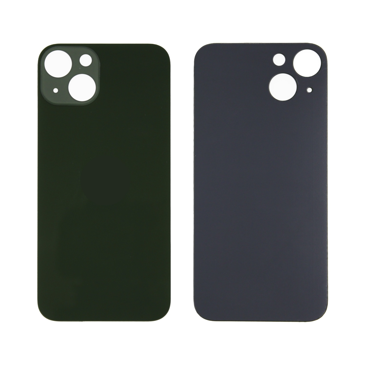 Задняя крышка для iPhone 13 (Зеленый) - с широким вырезом