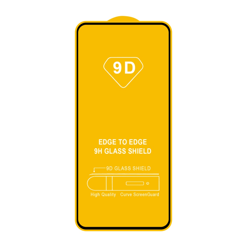 Защитное стекло "Полное покрытие" для Huawei Honor 10X Lite/P Smart 2021 (Черный)