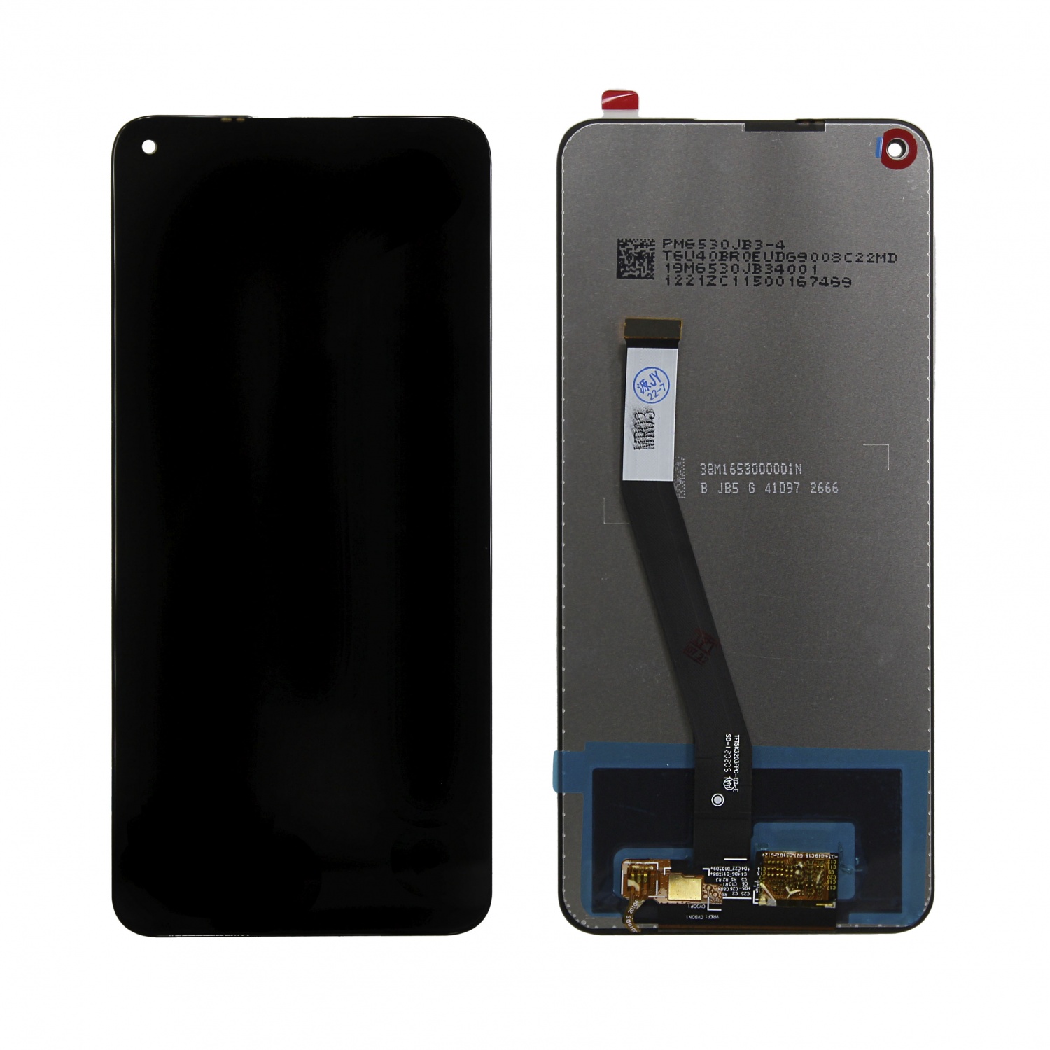 Дисплей в сборе с тачскрином для Xiaomi Redmi Note 9/Redmi 10X (Черный) - Премиум