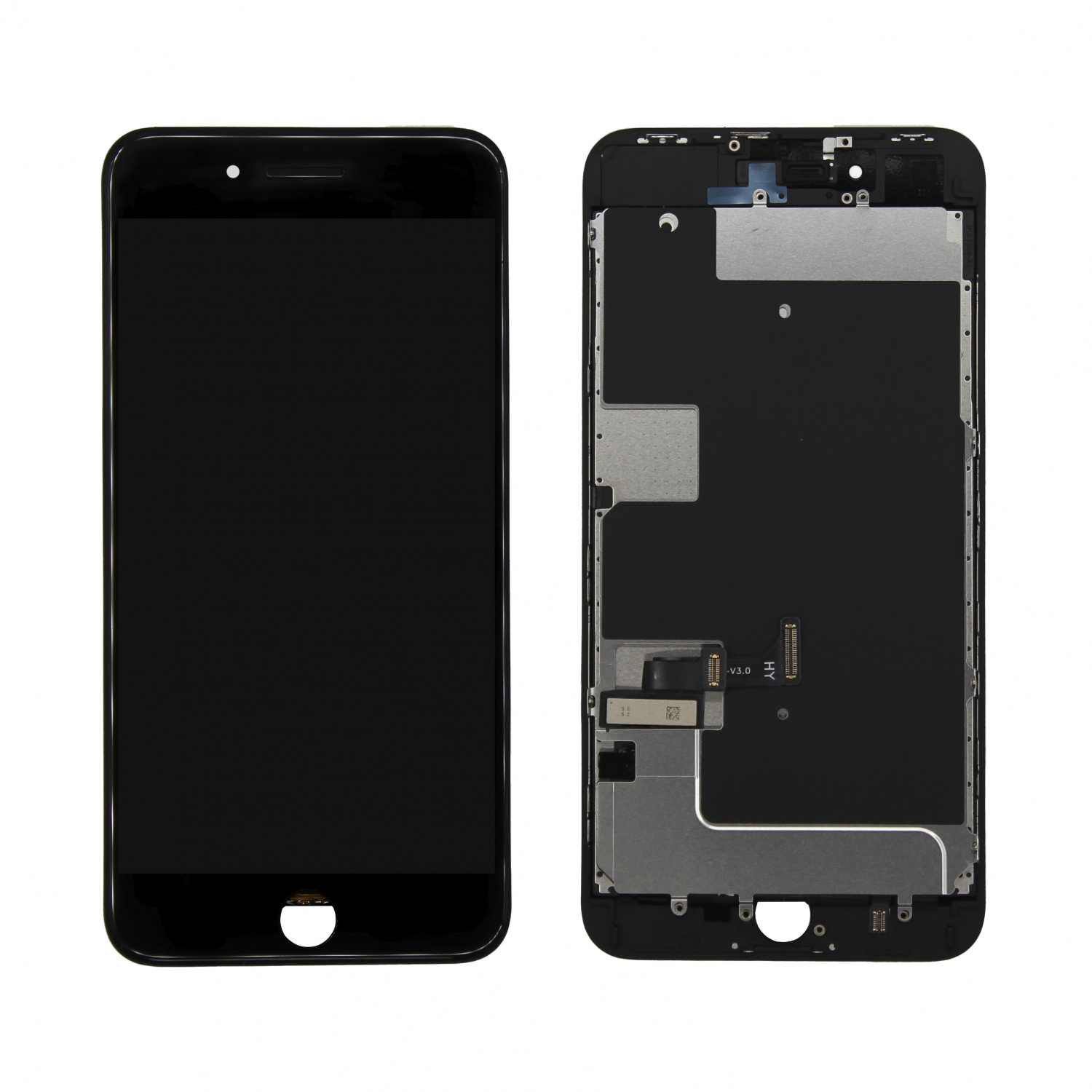 Дисплей в сборе с тачскрином для iPhone 8 Plus (Черный) - в сборе Премиум +