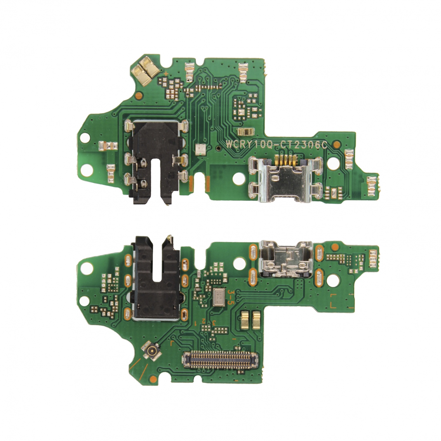 Шлейф Huawei Honor 10 Lite (HRY-LX1) плата на системный разъем/разъем гарнитуры/микрофон