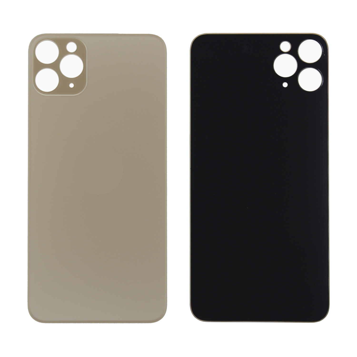 Задняя крышка для iPhone 11 Pro Max (Золотой) - с широким вырезом