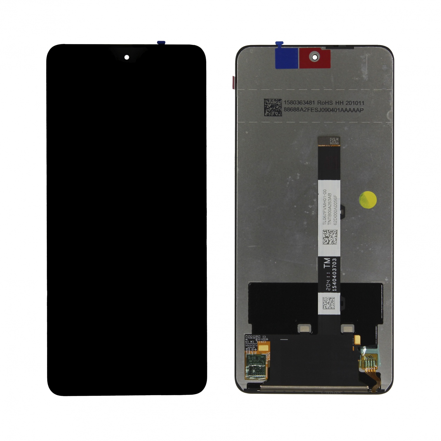 Дисплей в сборе с тачскрином для Xiaomi Poco X4 GT (Черный) - Премиум
