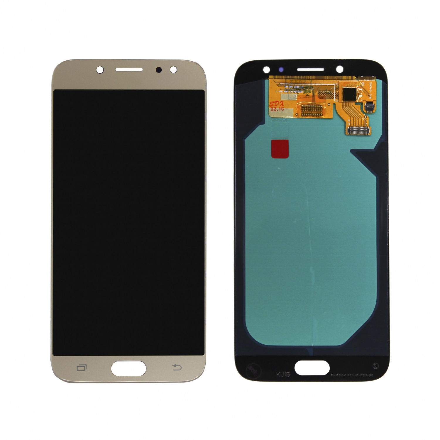 Дисплей в сборе с тачскрином для Samsung J730F (J7 2017) (Золотой) - OLED