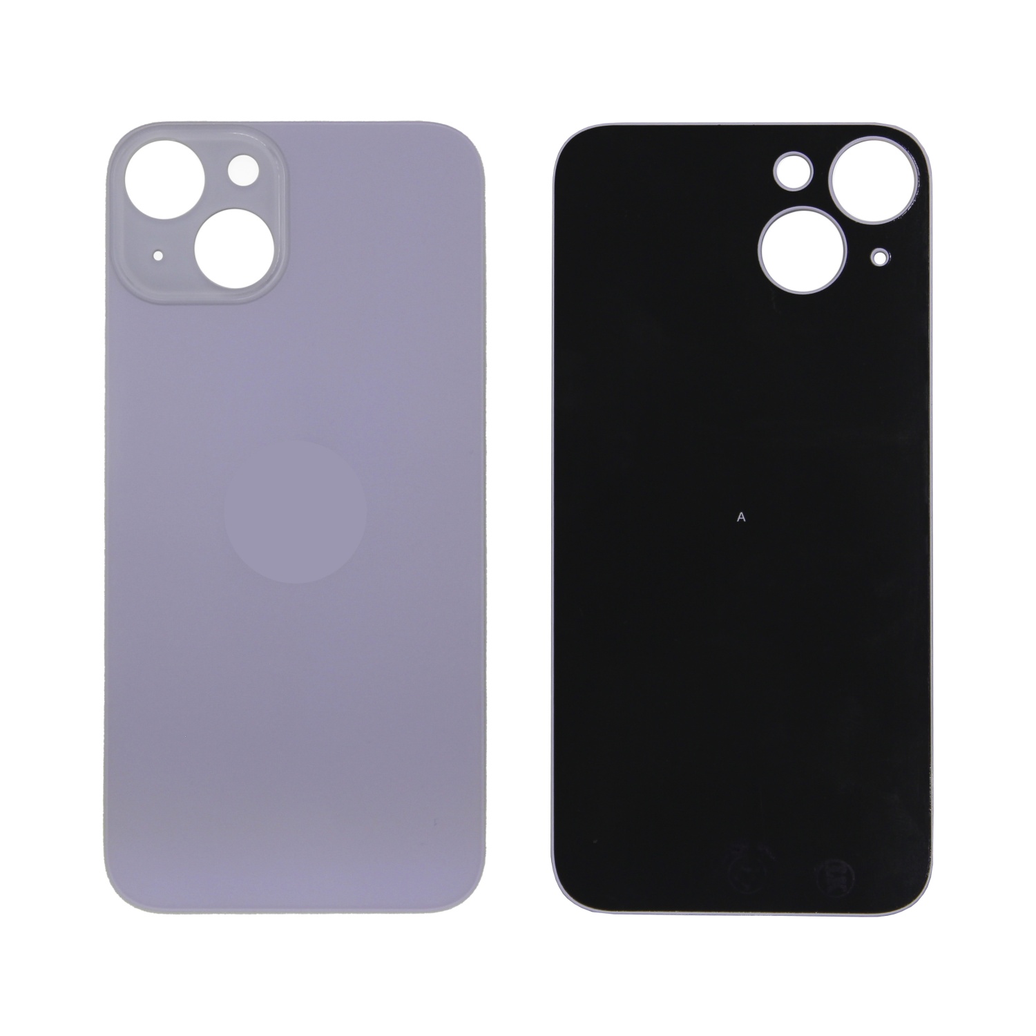 Задняя крышка для iPhone 14 (Фиолетовый) - с широким вырезом