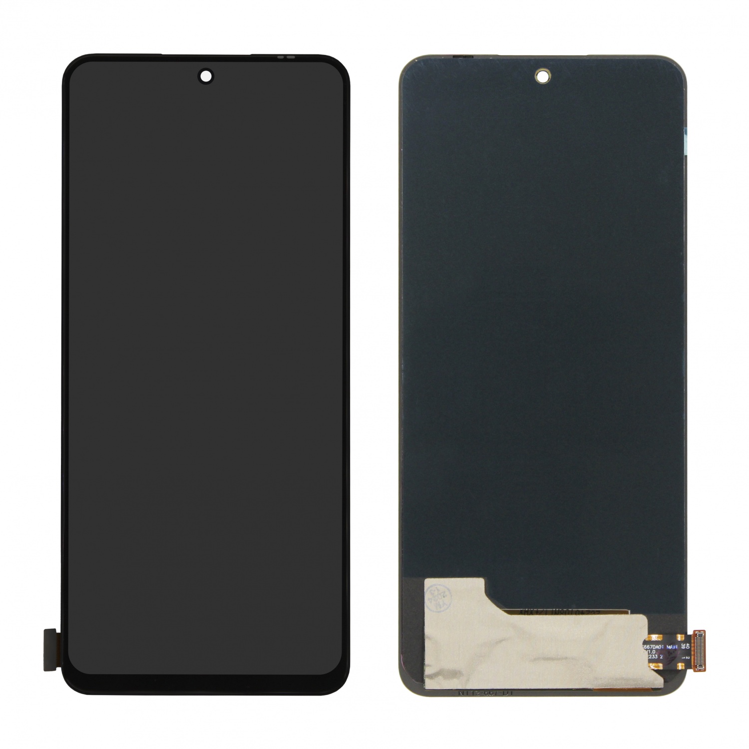 Дисплей в сборе с тачскрином для Xiaomi Redmi Note 12 4G/5G/Poco X5 5G (Черный) - OLED