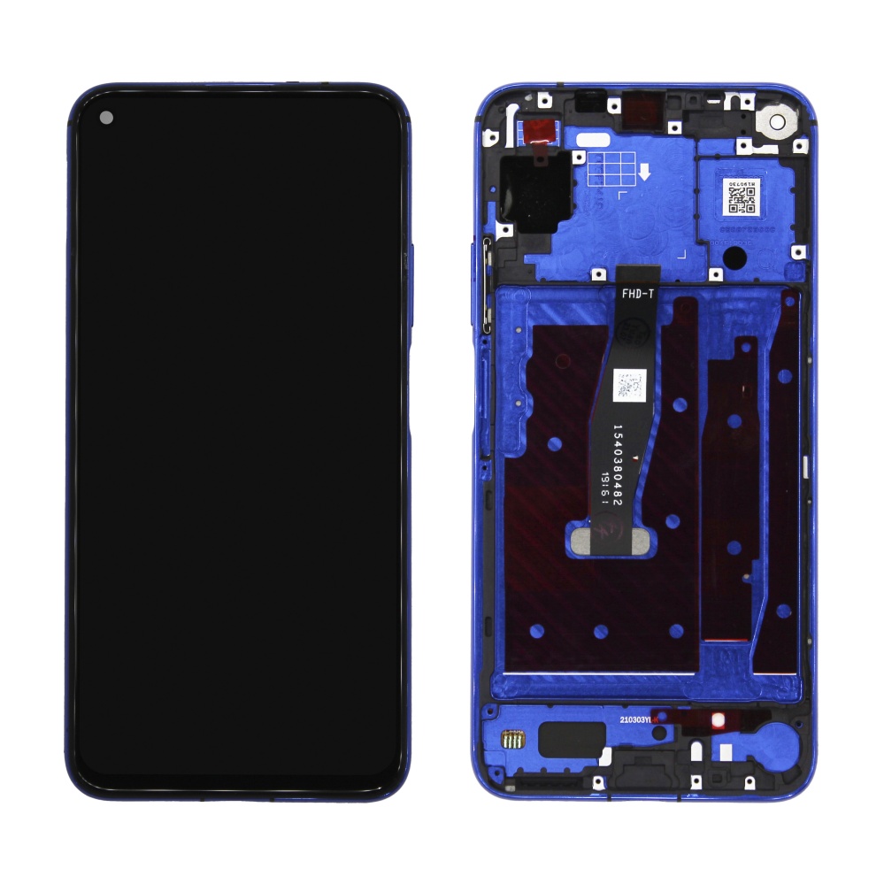 Дисплейный модуль для Huawei Honor 20/Nova 5T (YAL-L21/YALe-L71A) (Синий) - в рамке OR