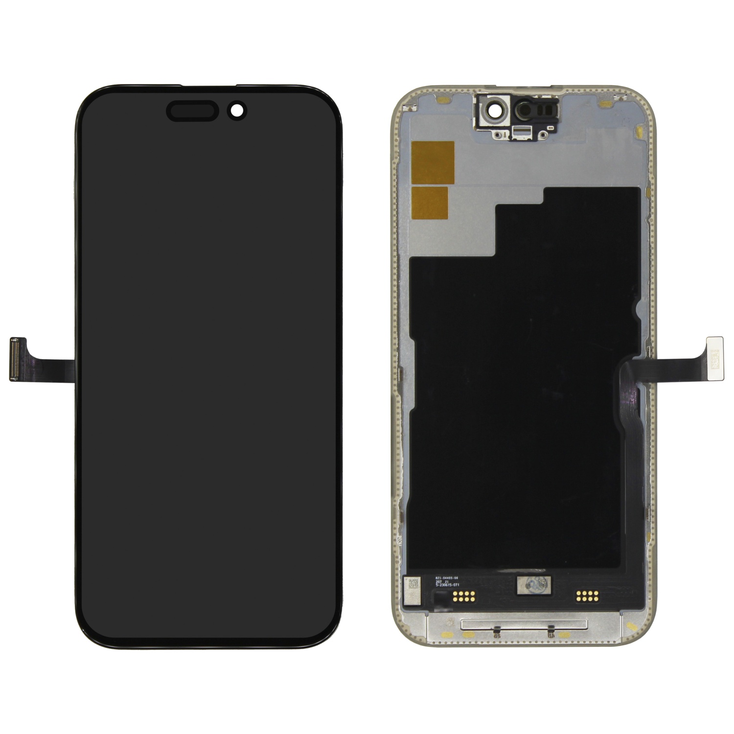 Дисплей в сборе с тачскрином для iPhone 15 Pro (Черный) - OR (заменили Тач + Стекло)