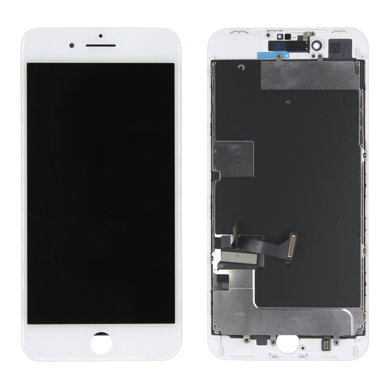 Дисплей в сборе с тачскрином для iPhone 8 Plus (Белый) - в сборе Премиум +