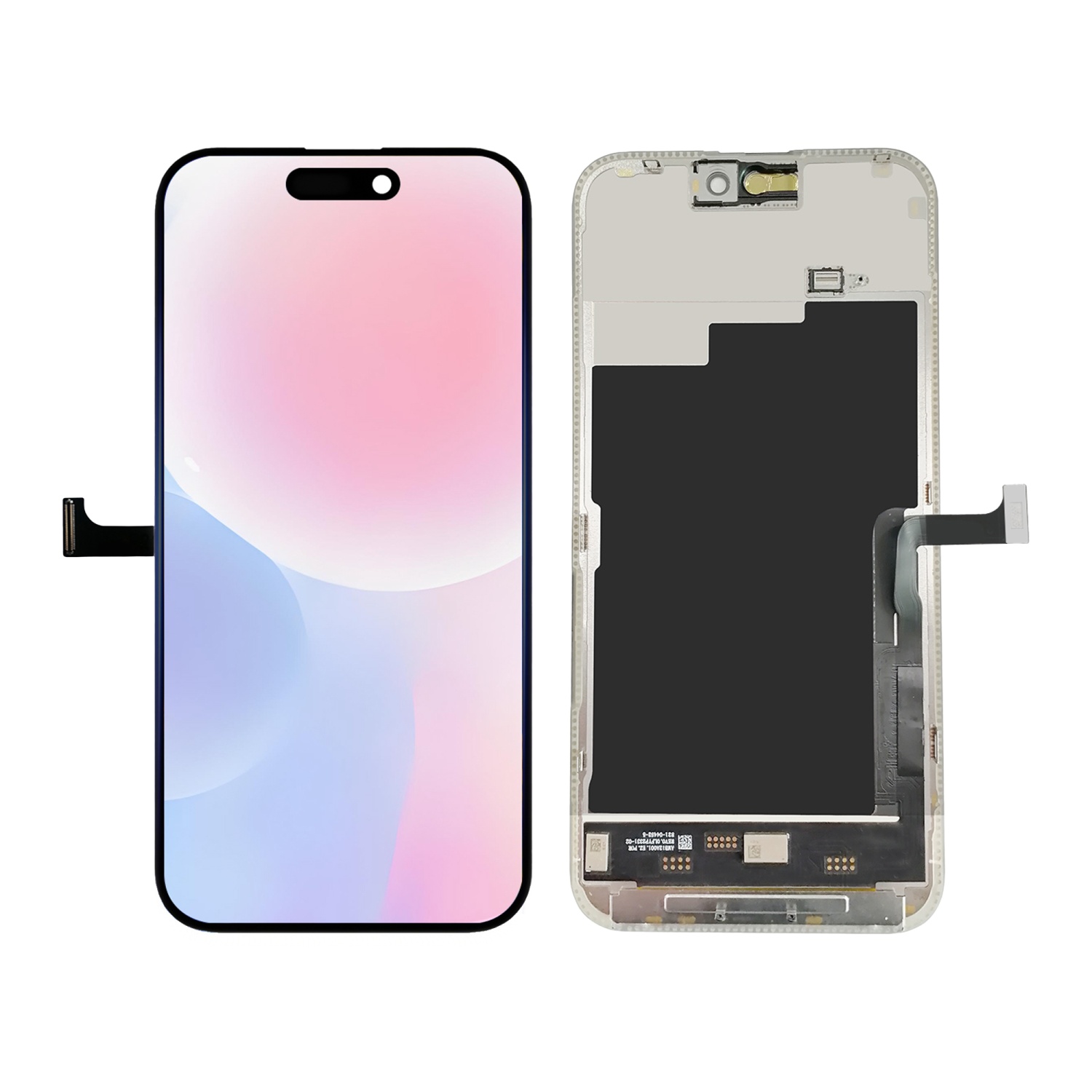 Дисплей в сборе с тачскрином для iPhone 15 Pro Max (Черный) - SOFT OLED (120Гц)