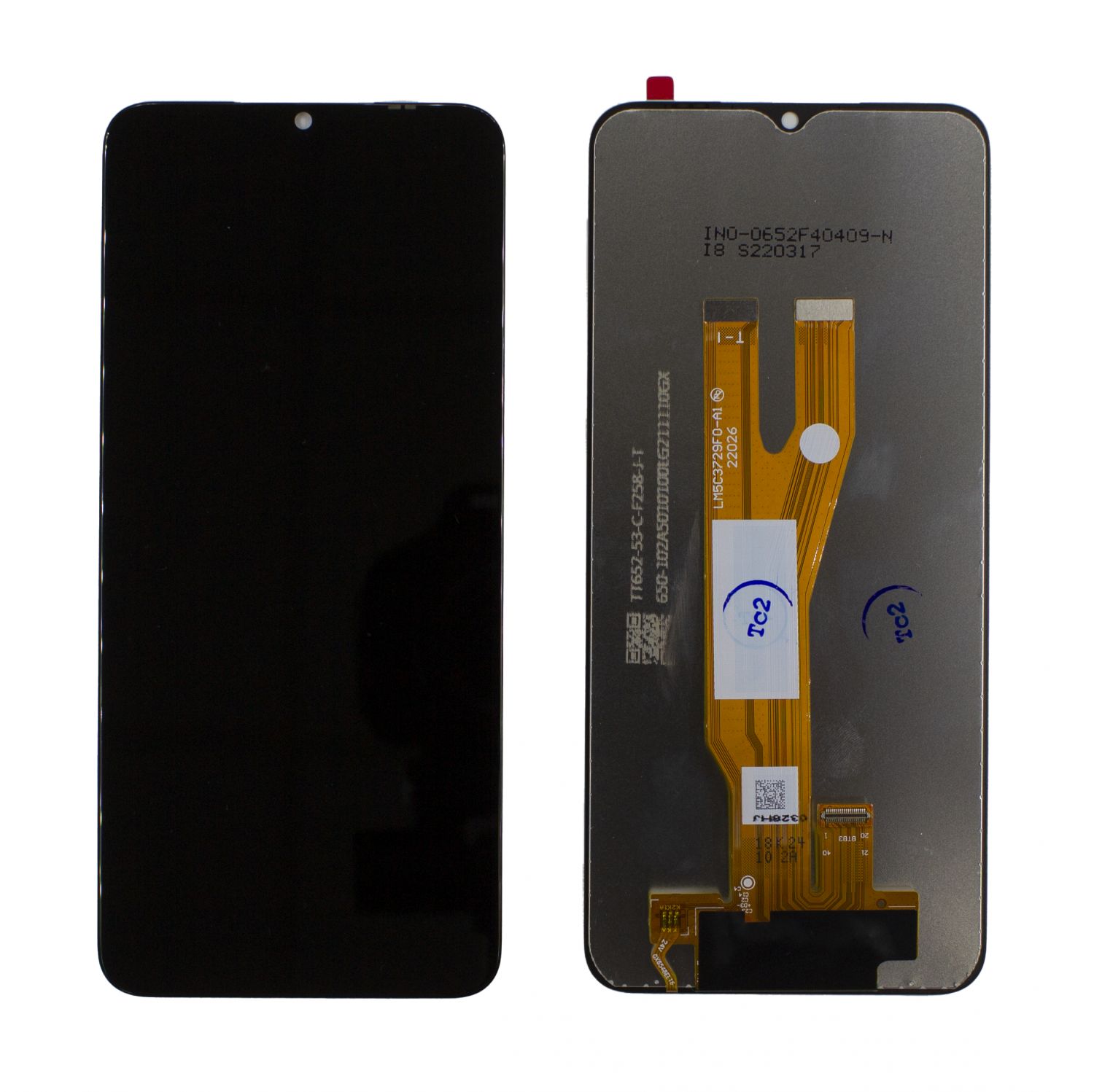 Дисплей в сборе с тачскрином для Samsung A032F (A032 Core) (Черный) - Премиум