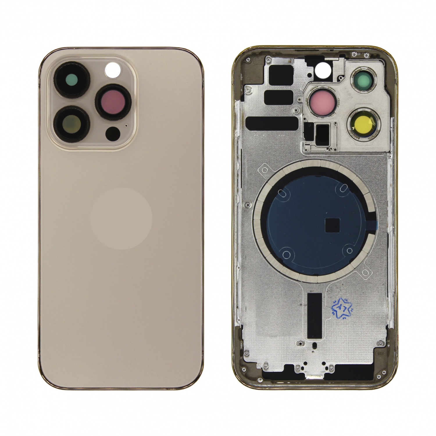 Корпус для iPhone 14 Pro (eSIM) (Золото) - Премиум