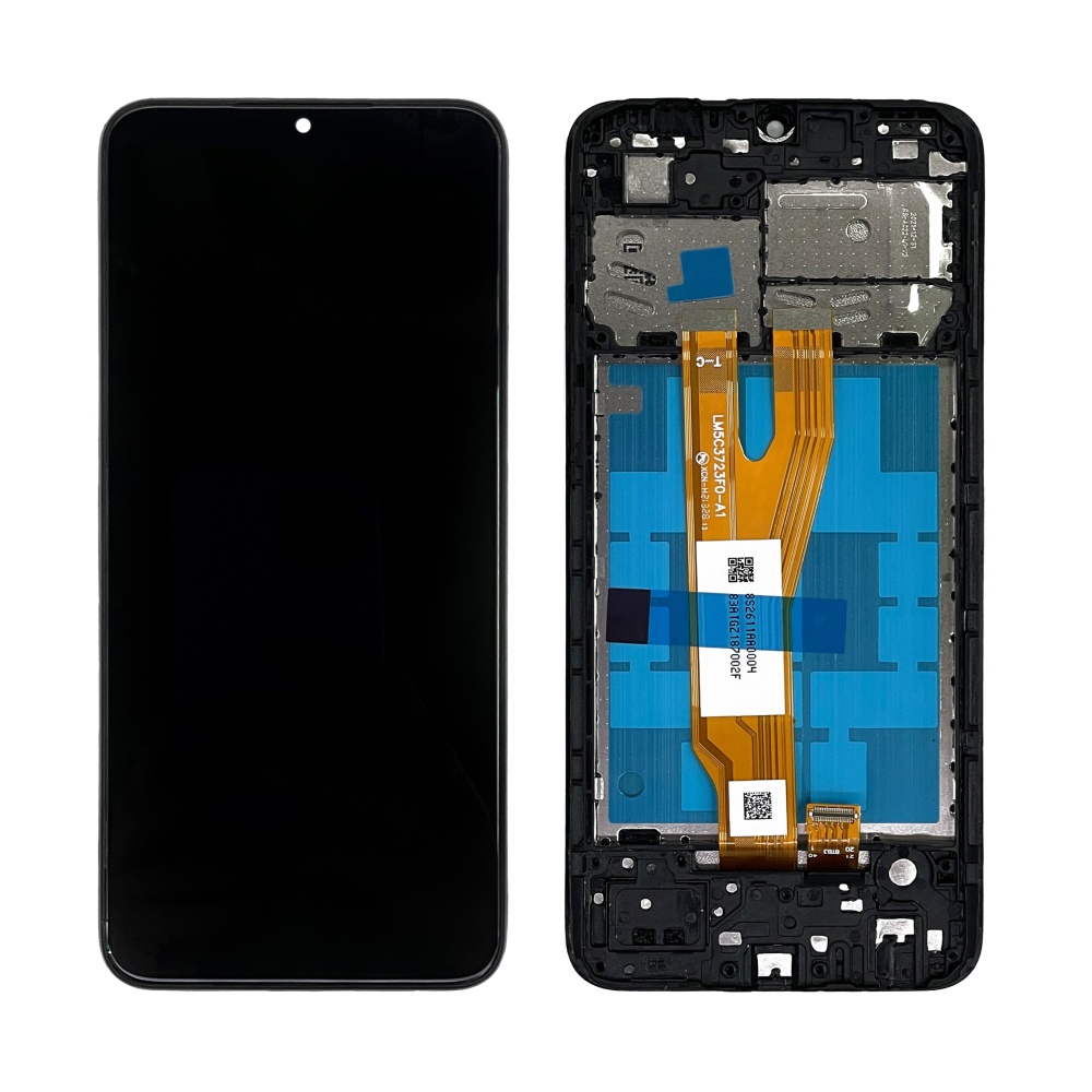 Дисплей в сборе с тачскрином для Samsung A032F (A032 Core) (Черный) - в рамке OR