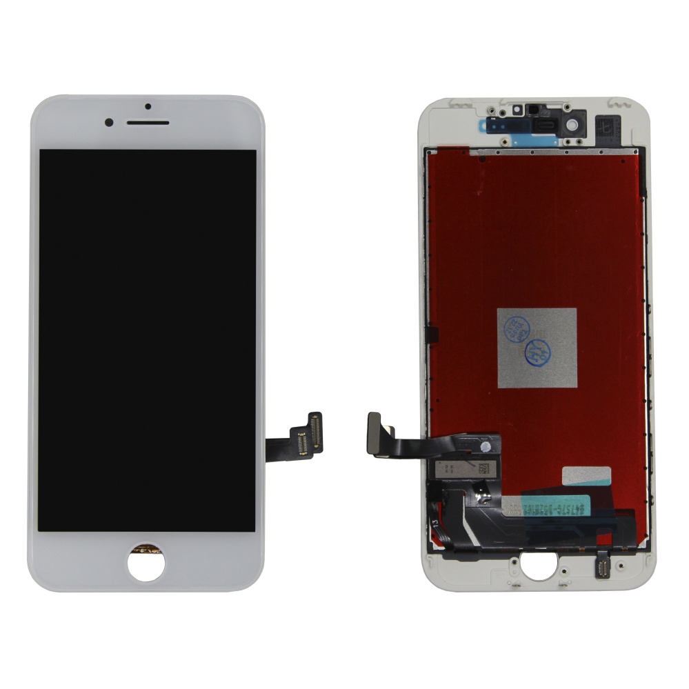 Дисплей в сборе с тачскрином для iPhone 7 (Белый) - Премиум