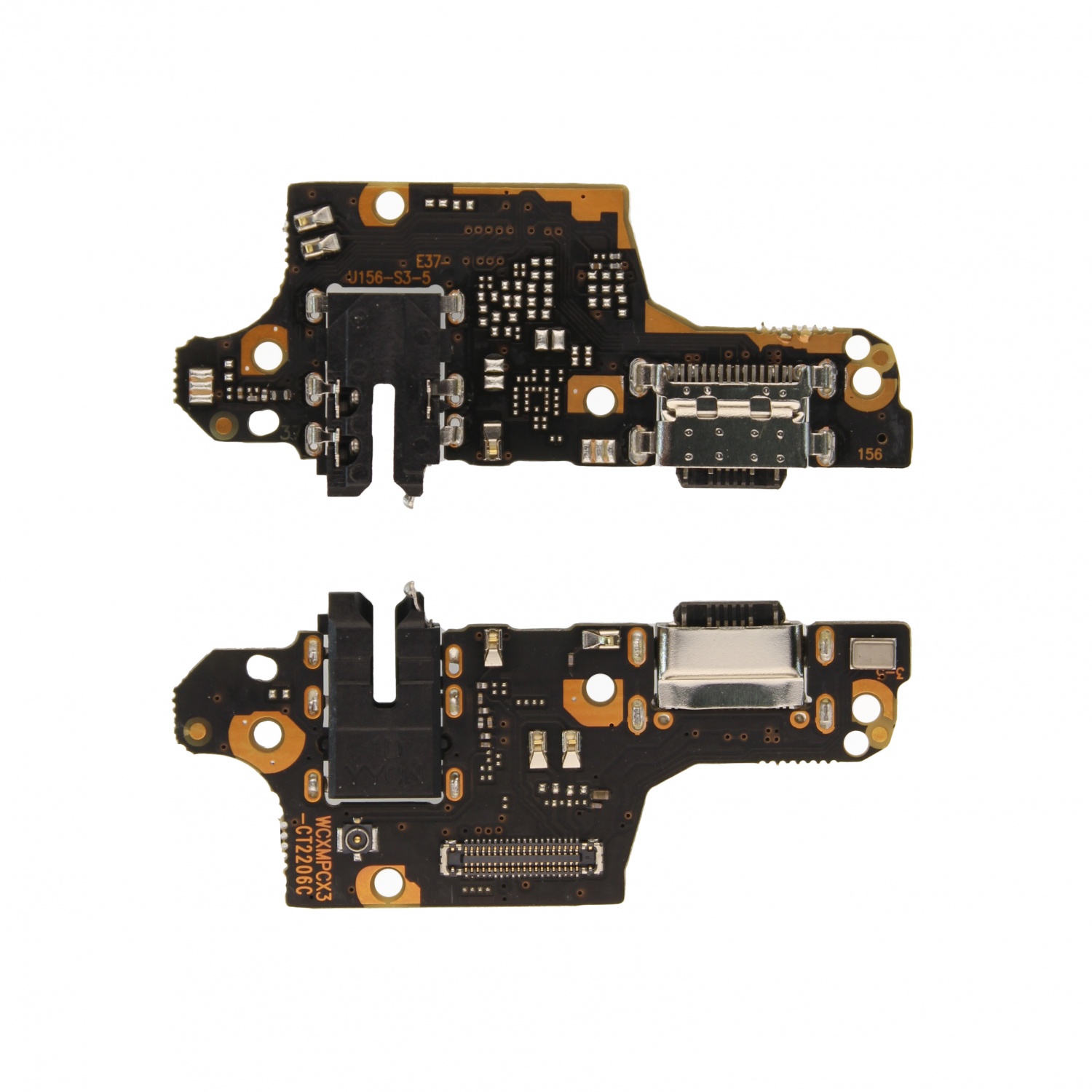 Шлейф Xiaomi Poco X3 NFC/X3 Pro на системный разъем/разъем гарнитуры/микрофон - Премиум