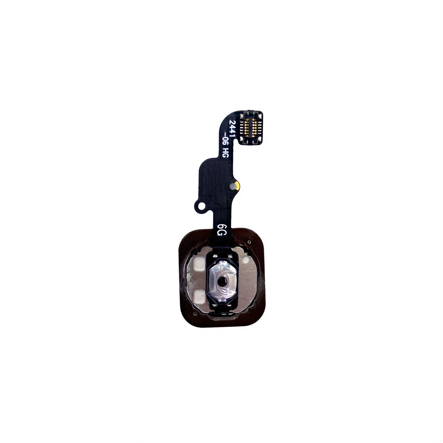 Шлейф для iPhone 6/6 Plus на кнопку HOME в сборе (Черный)