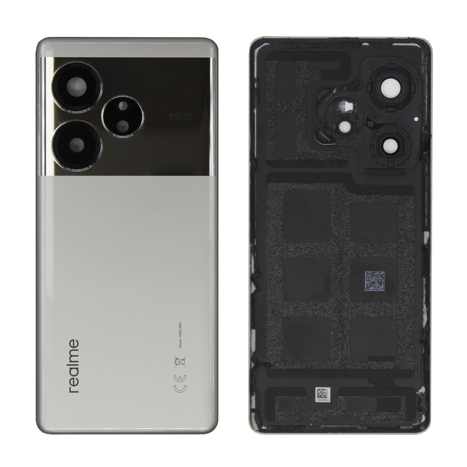 Задняя крышка Realme GT 6 (Серебро) - снятый OR100%