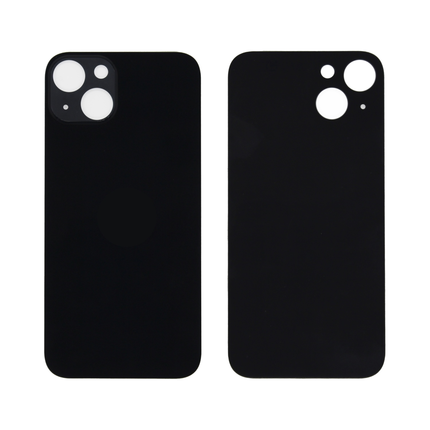 Задняя крышка для iPhone 13 (Черный) - с широким вырезом