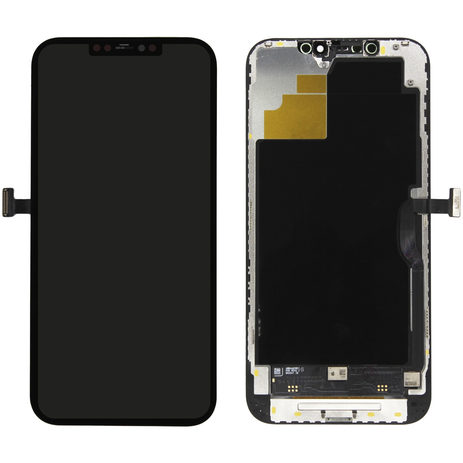 Дисплей в сборе с тачскрином для iPhone 12 Pro Max (Черный) - OR (заменили Тач + Стекло)