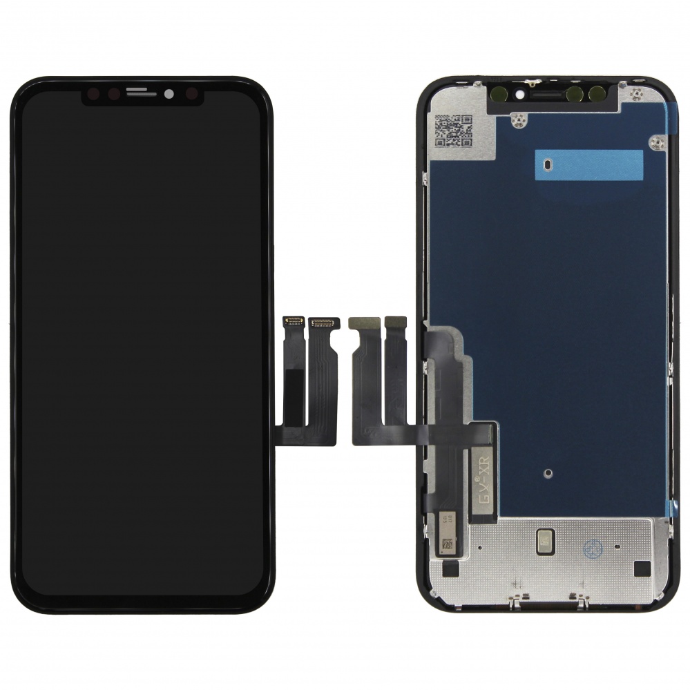 Дисплей в сборе с тачскрином для iPhone XR (Черный) - GX
