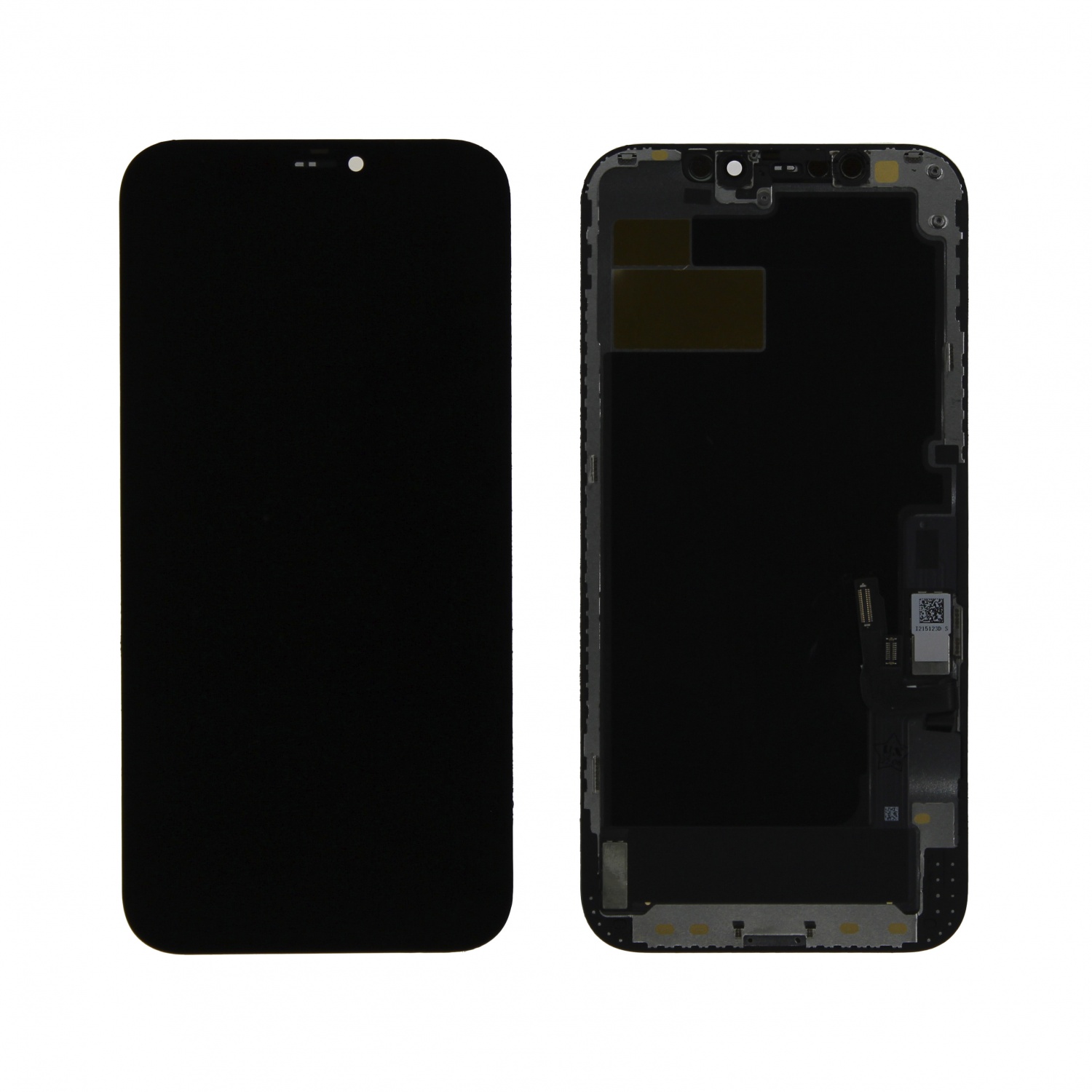 Дисплей в сборе с тачскрином для iPhone 12/ 12 Pro (Черный) - Soft OLED