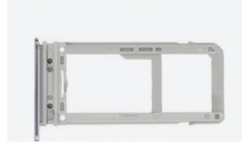 Контейнер SIM для Samsung G950F/S8/G955/S8+ (Серебро) - OR100
