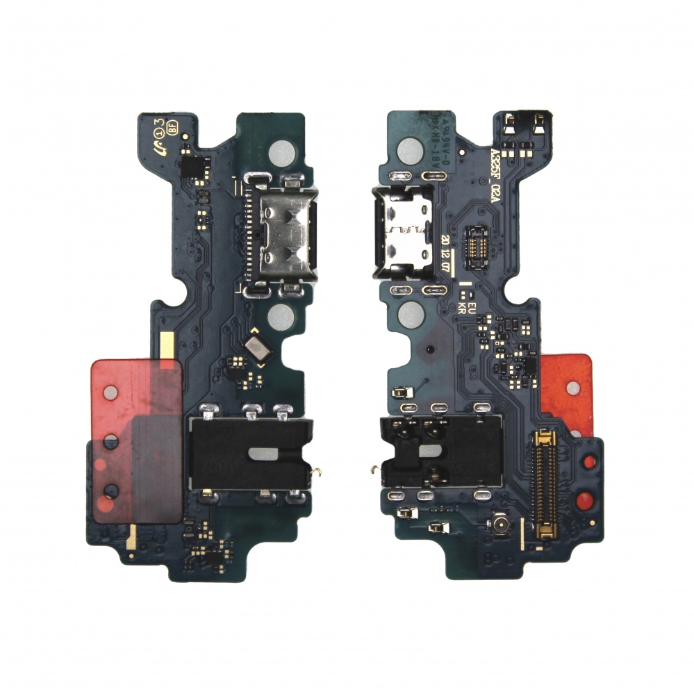 Шлейф Samsung A556E (A55 5G) плата системный разъем/разъем гарнитуры/микрофон - Премиум Шлейф Samsung A556E (A55 5G) плата системный разъем/разъем гарнитуры/микрофон - Премиум