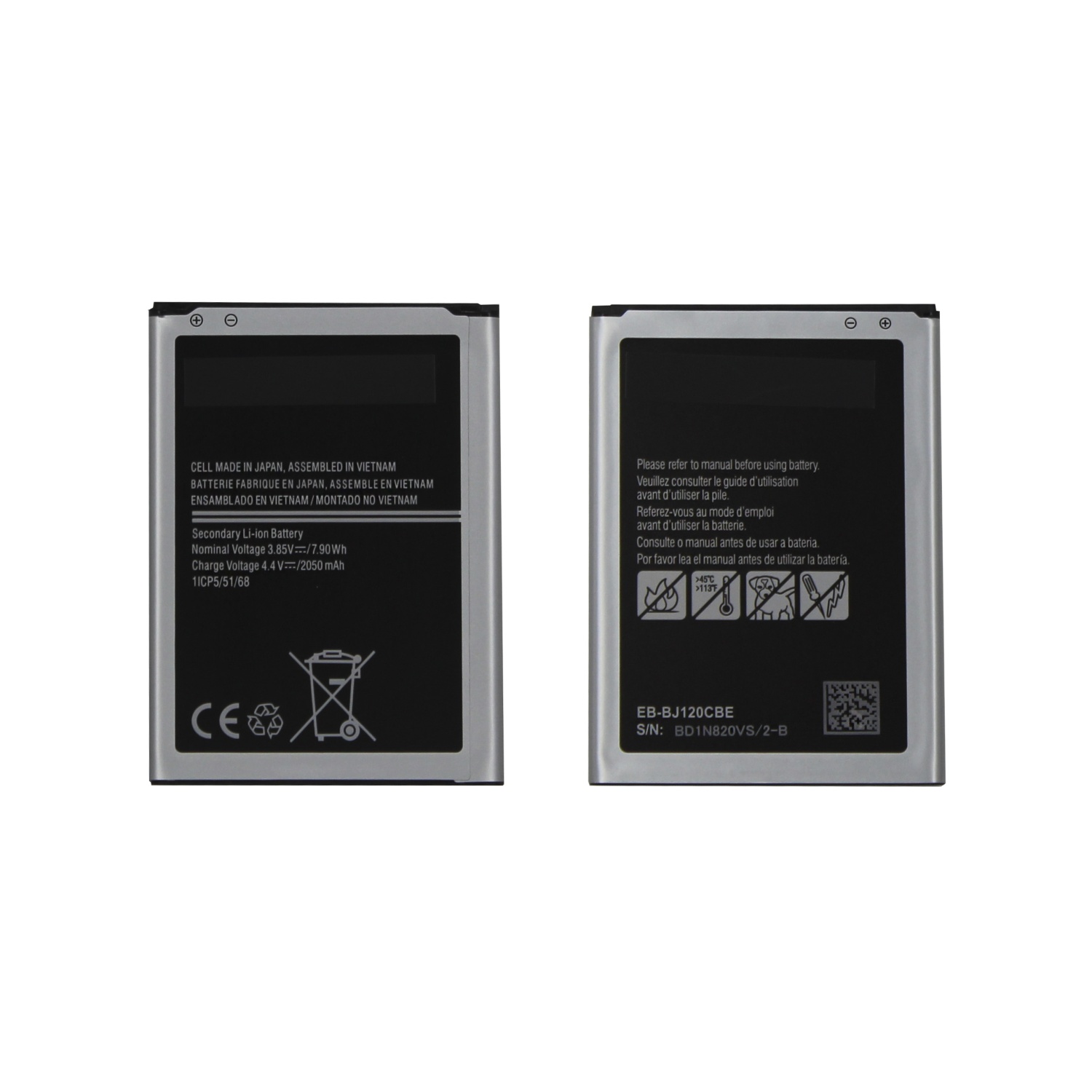 Аккумулятор для Samsung Galaxy J1 2016 (EB-BJ120CBE) (J120F) - OR