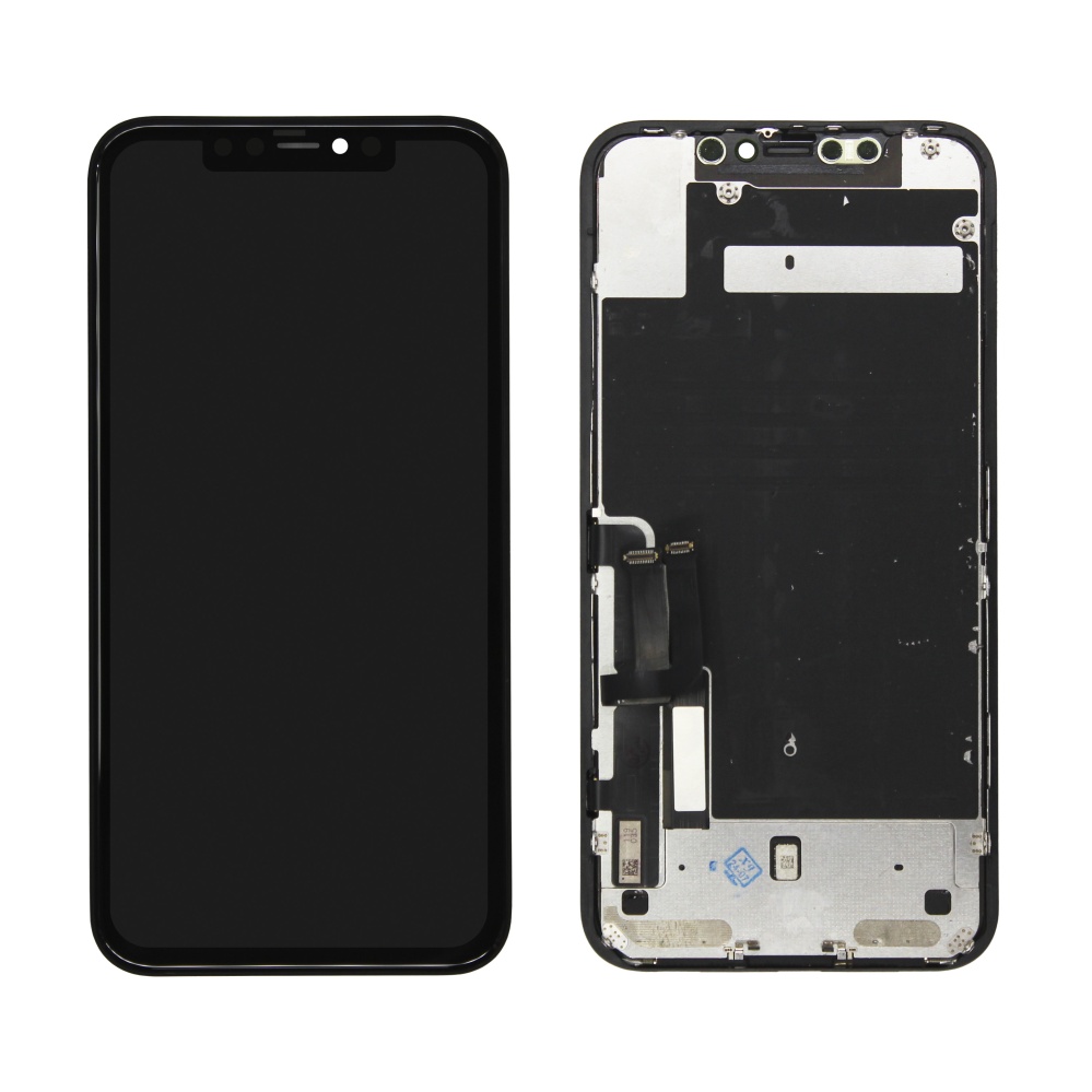 Дисплей в сборе с тачскрином для iPhone 11 (Черный) - снятый OR100%