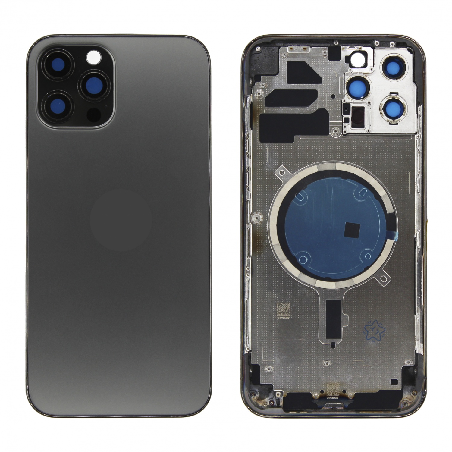 Корпус для iPhone 12 Pro Max (Серый) - Премиум