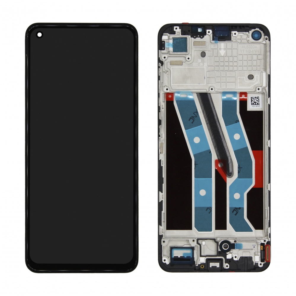 Дисплей в сборе с тачскрином для Realme 10 (Черный) - в рамке OR Дисплей в сборе с тачскрином для Realme 10 (Черный) - в рамке OR